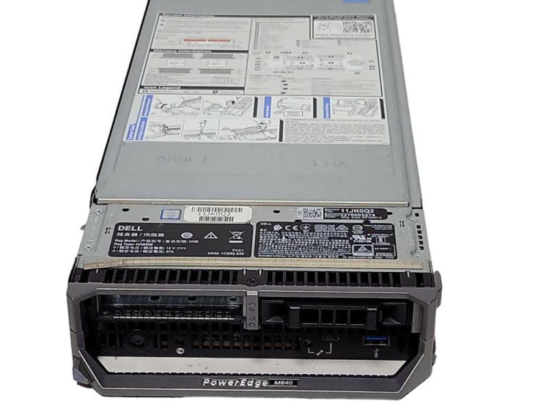 Dell PowerEdge M640 Blade Server 2x Xeon Gold 5122 3.6GHz, No RAM, READ _