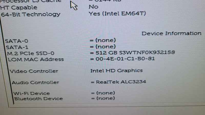 Dell OptiPlex 3070 - Core i3-8100T | 8GB RAM | 512GB NVMe + PWR ADPTR Q%