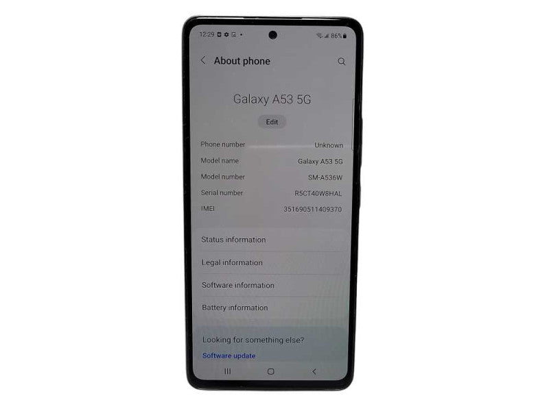Samsung Galaxy A53 5G SM-A536W 128GB $