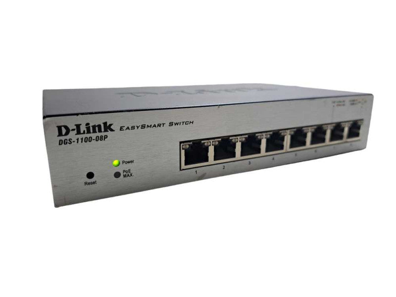 D-Link DGS-1100-08P | 8-Port Gigabit PoE EasySmart Switch