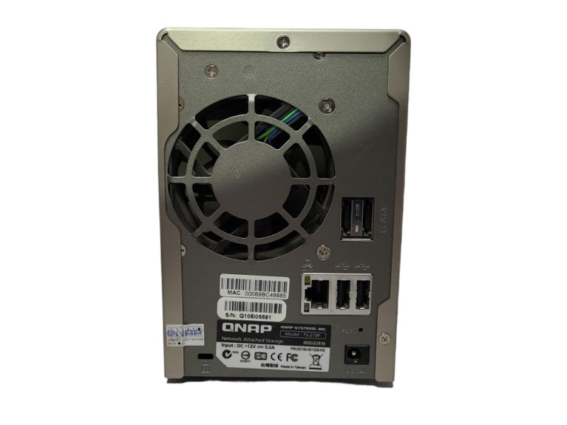 QNAP TS-219P, 2xBay 3.5\\'\\' NAS with 2x 1TB HDD