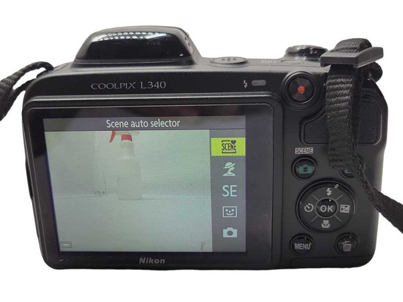 Nikon CoolPix L340 20.2MP Digital Camera w/ 28x Optical Zoom, READ _