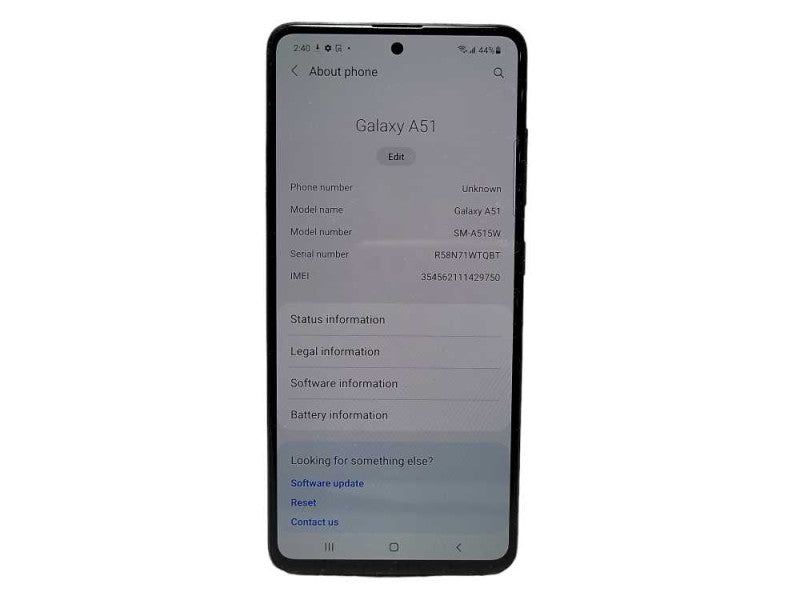 Samsung Galaxy A51 64GB (SM-A515W) READ $