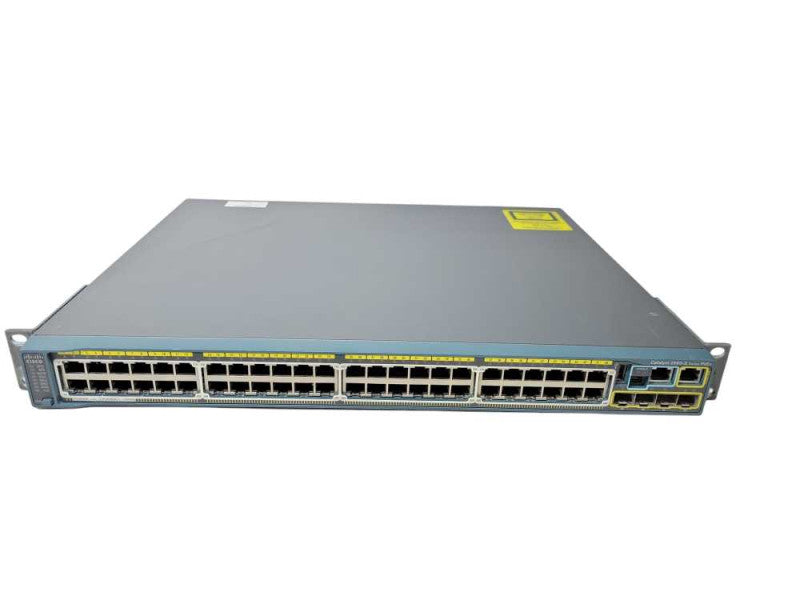 Cisco WS-C2960S-48FPS-L 48-Port PoE Gigabit Managed Switch Q%