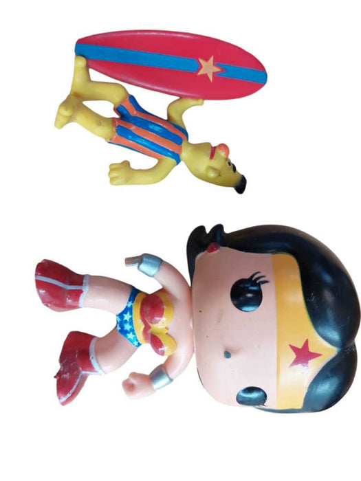 Bundle of 3 Toys Collectables Joker 1984, Bert , Funko Pop WonderWoman =