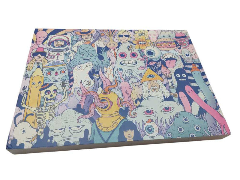 Decrotive Psychedelic Artistic Empty Box (Artsy)Looks Like Canvas Art Piece  =