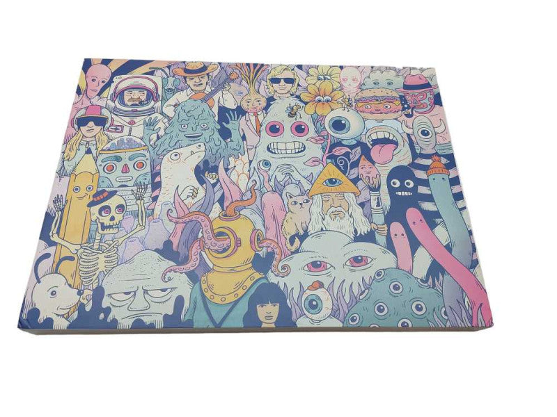 Decrotive Psychedelic Artistic Empty Box (Artsy)Looks Like Canvas Art Piece  =