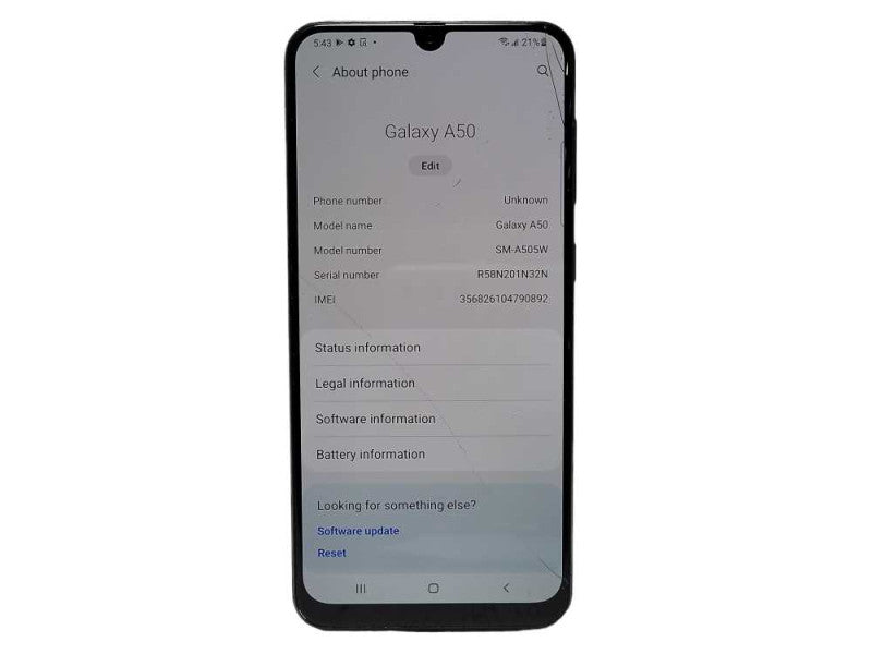 Samsung Galaxy A50 64GB (SM-A505W) READ $