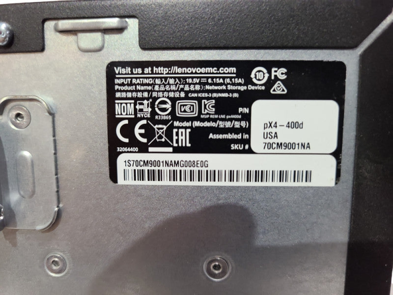 Lenovo EMC PX4-400D, 4 Bay NAS, 4x 2TB HDD