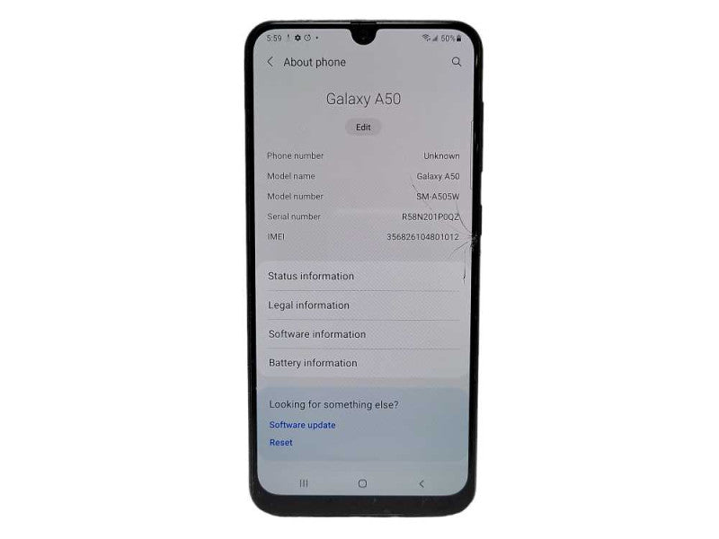Samsung Galaxy A50 64GB (SM-A505W) READ $