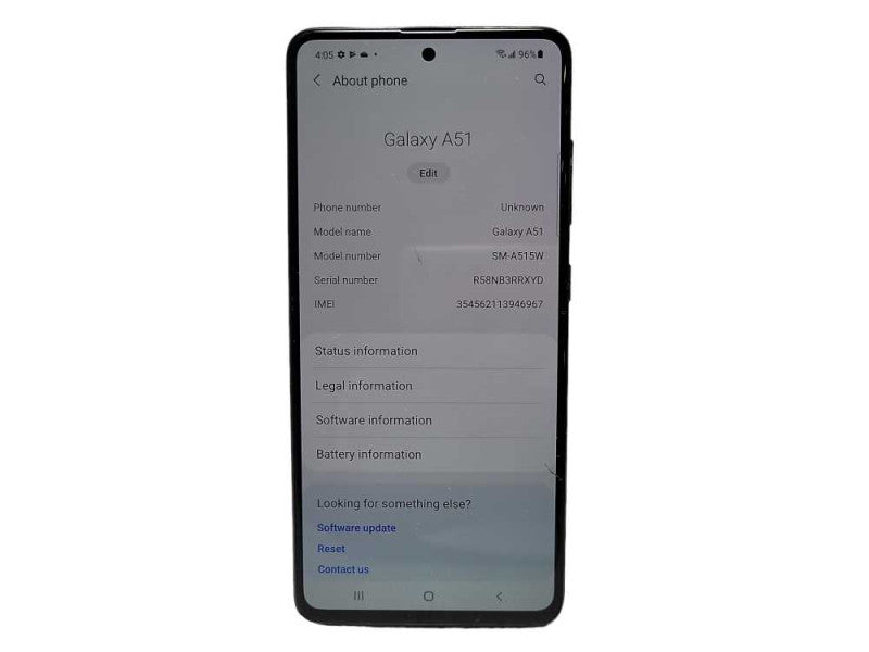 Samsung Galaxy A51 64GB (SM-A515W) READ $