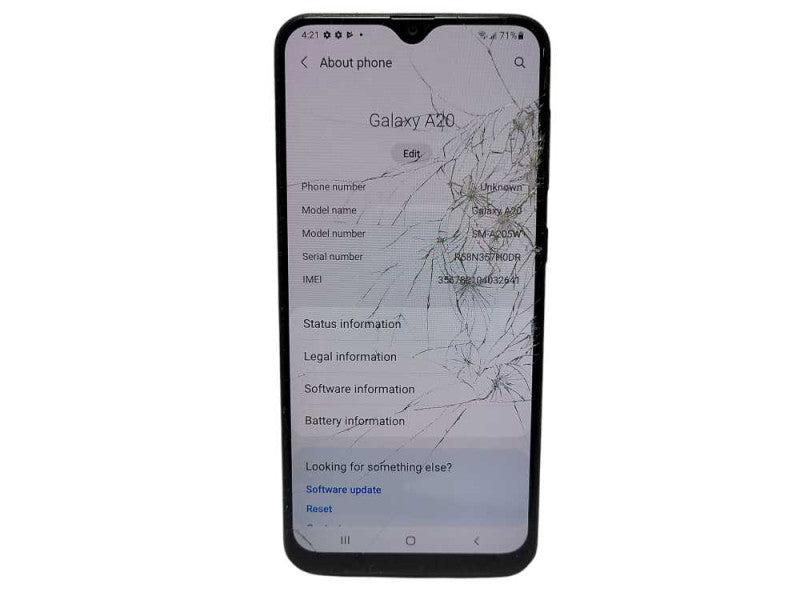 Samsung Galaxy A20 32GB (SM-A207W) - READ $