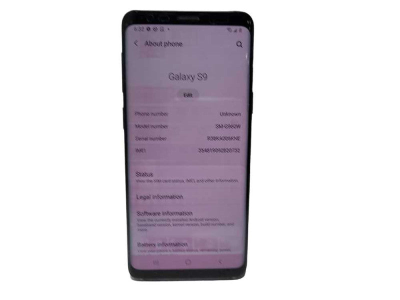 Samsung Galaxy S9 64GB (SM-G960W) READ $