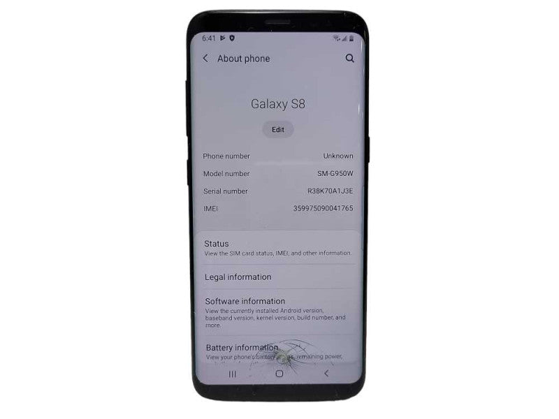 Samsung Galaxy S8 64GB (SM-G950W) - READ $