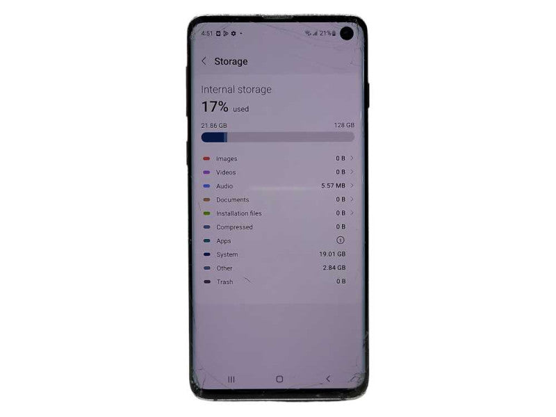 Samsung Galaxy S10 128GB (SM-G973W) - READ  $