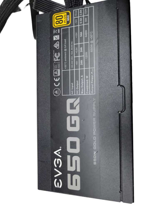 EVGA 650 GQ - 650W Semi-Modular Desktop PSU %\t %