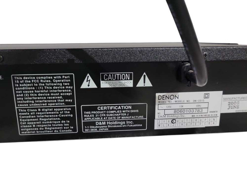 Denon DN-C615 Professional Compact Disc MP3 Player Rackmount !