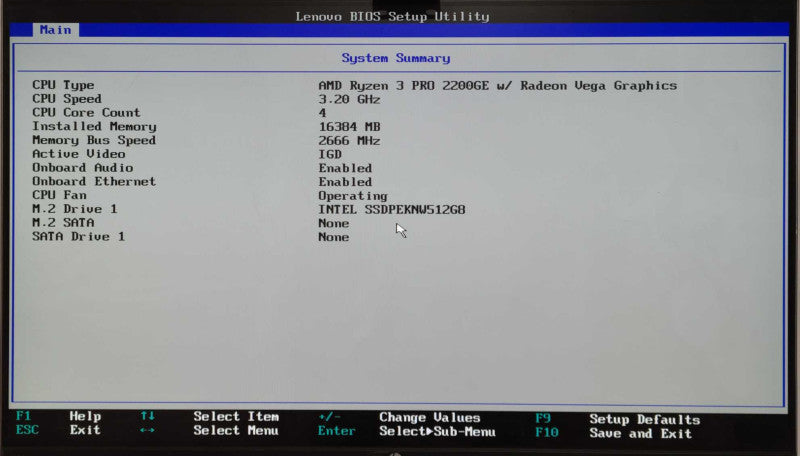 Lenovo ThinkCentre M715q, AMD RYZEN 3 PRO 3.20GHz, 16GB RAM, 512GB Nvme