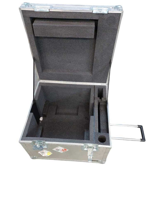 Hard Shelled Portable Large Case - Foam Inside , Wheele/ Handled Case Empty =
