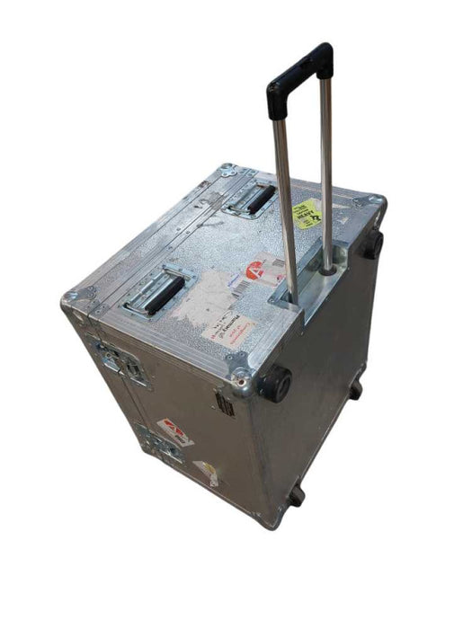 Hard Shelled Portable Large Case - Foam Inside , Wheele/ Handled Case Empty =