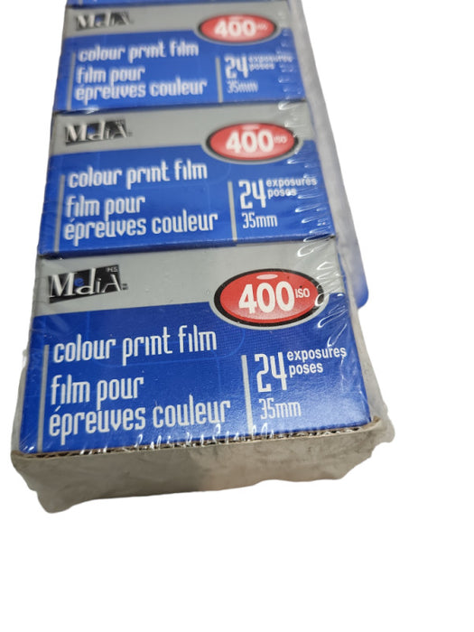 Media 400 ISO 35mm Color Negative Film - 5 Pack, 24 Exposures per Roll &