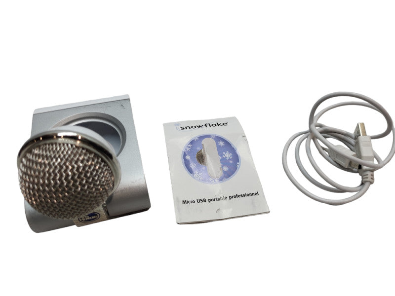Snow Flake Micro USB Portable Mic &