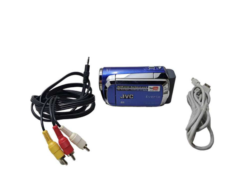 JVC Everio GZ-MS120RU Camcorder 40X Zoom, Dual SD Card Slots + Battery