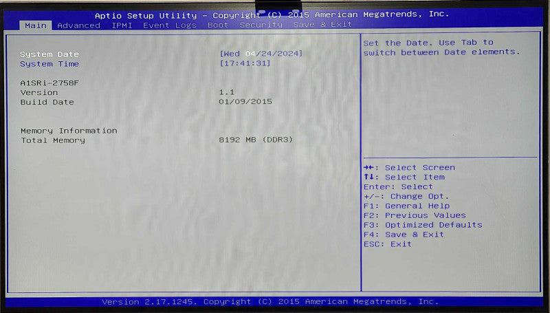 Supermicro SuperChassis CSE-721 Mini Tower, Intel Atom CPU 2.40GHz, 8GB RAM
