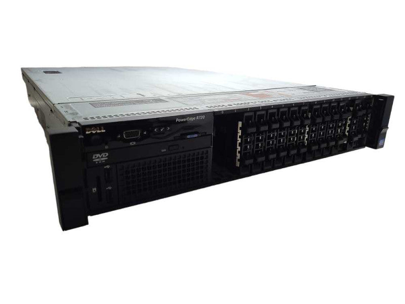 Dell PE R720 E5-2690 0 @ 2.9GHz 32GB DDR3 H710P Mini 2x750W PSU 2.5\\" $