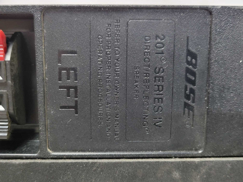 Bose 201 Series IV Speakers Left/Right - Black, READ _