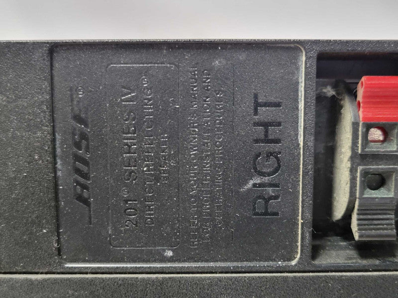 Bose 201 Series IV Speakers Left/Right - Black, READ _