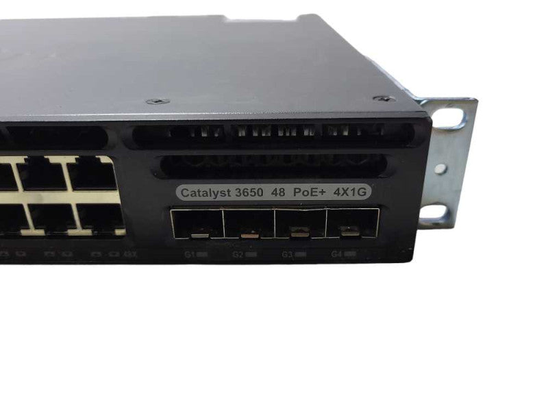 Cisco WS-C3650-48FS-E 48 1GE PoE+ 4x1GE 2x PSU $