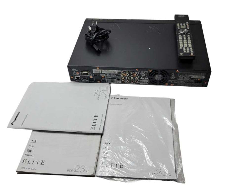 Pioneer Elite BDP-23FD Blu-Ray Player With Power Cord and Remote control, SEE _