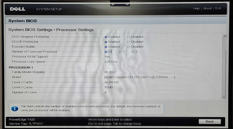 DELL PE T420 Intel Xeon, E5-2407 0 2.20GHz, 64GB RAM, PERC H710, 2x PSU