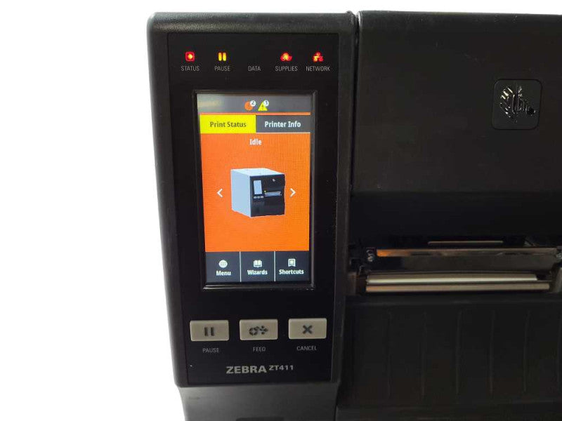 ZEBRA ZT411 THERMAL LABEL PRINTER ZT41142-T010000Z READ $