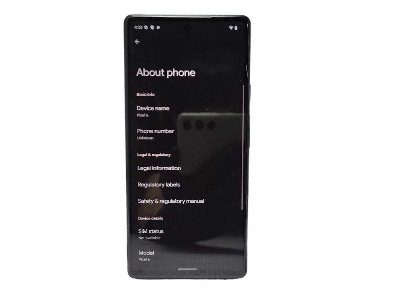 Google Pixel 6 GB7N6 128GB READ $