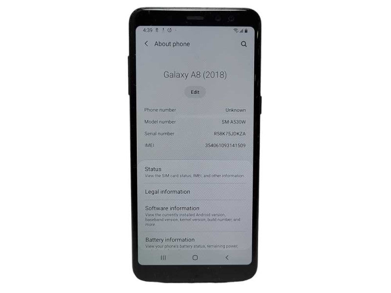 Samsung Galaxy A8 32GB (SM-A530W) - READ $