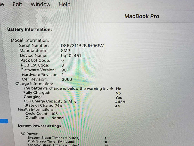Apple Macbook Pro 2019 13\\" Core i7-8557U @ 1.7GHz 16GB DDR3 500GB SSD (