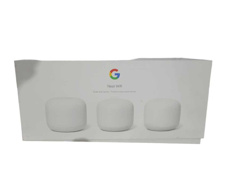 Google Nest WiFi AC2200 Router x 2 AC1200 Wifi Points !