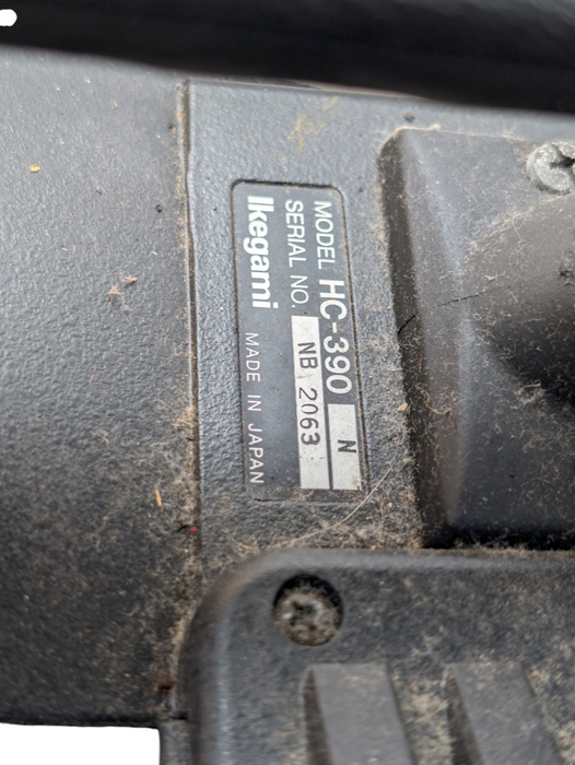 IKEGAMI Color Television Camera Hc-390 -