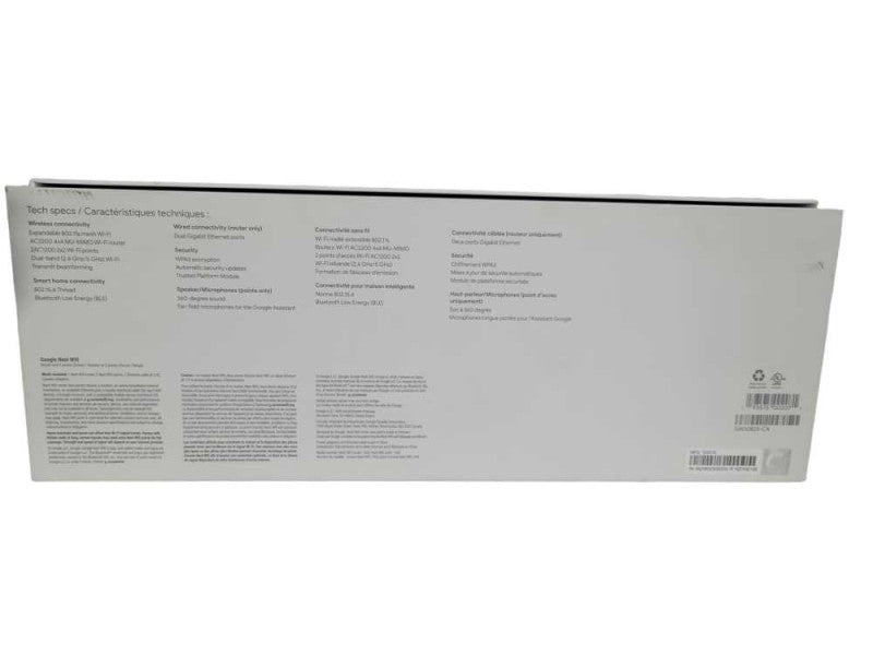 Google Nest WiFi AC2200 Router x 2 AC1200 Wifi Points !