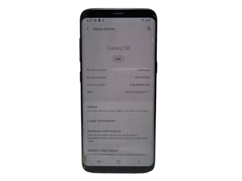 Samsung Galaxy S8 64GB (SM-G950W) - READ $