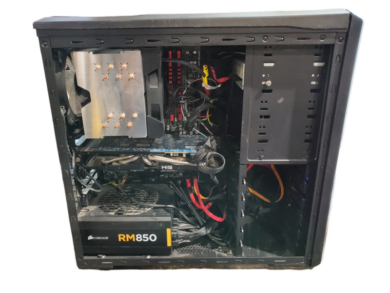 Custom PC AMD FX 4300 8GB DDR3 R9 270X 2GB GPU 850W PSU NO HDD *READ @
