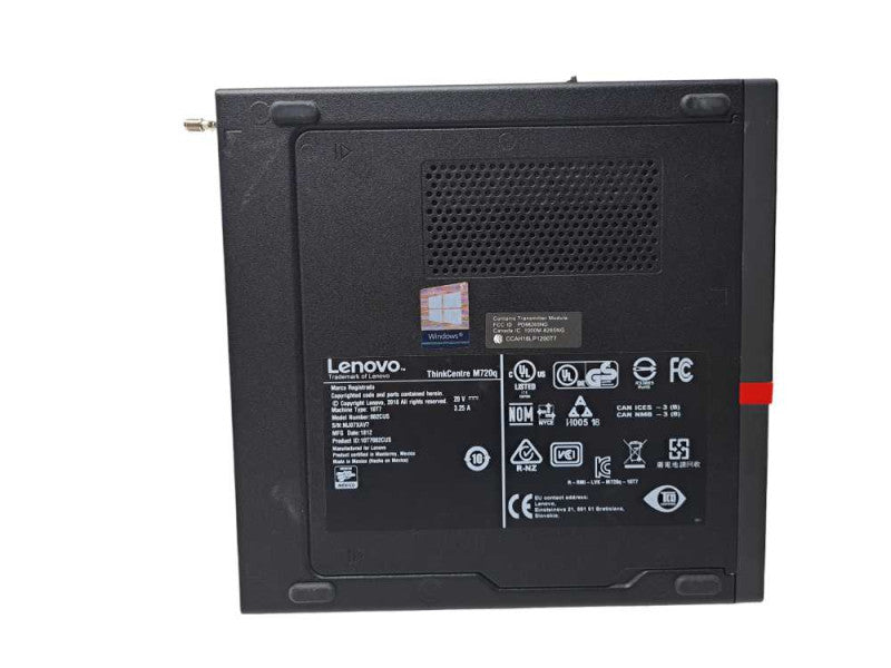 Lenovo M720q USFF | i5-8400T @ 1.70GHz 6C, 8GB DDR4, 256GB NVMe + 90W AC