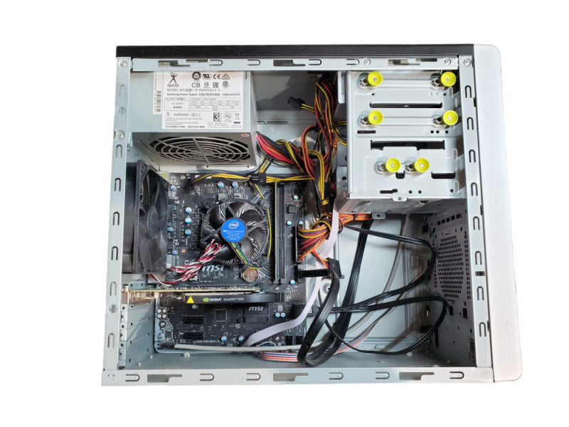 Custom PC MSI H110M ECO Pentium G4400 8GB DDR4 Quadro 2000 NO HDD @