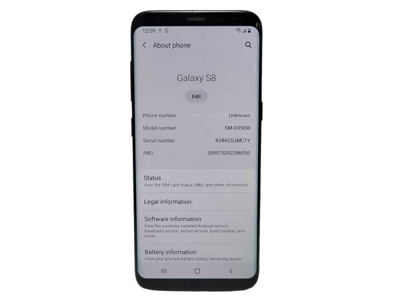 Samsung Galaxy S8 64GB (SM-G950W) READ $