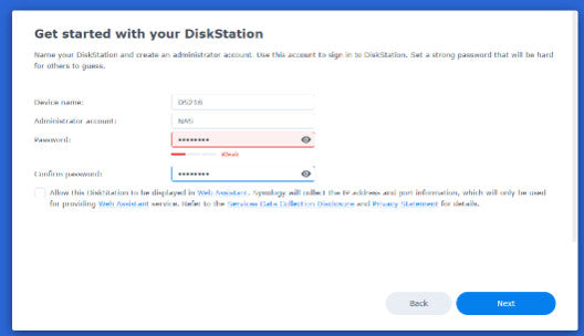 Synology DiskStation DS218+, 2 bay, With 2x 3TB  Hard Drives !