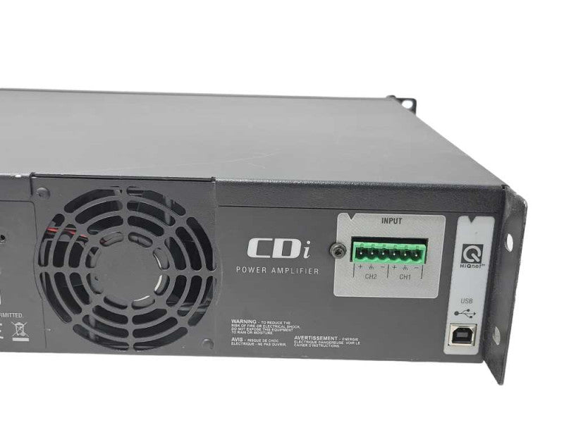 Crown CDi 2000 2-Channel 800W 70V Power Amplifier, READ _
