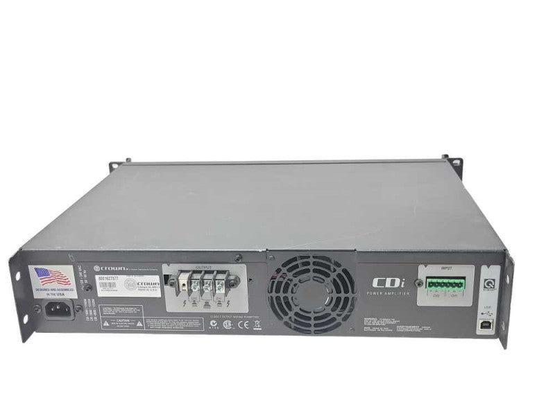 Crown CDi 2000 2-Channel 800W 70V Power Amplifier, READ _