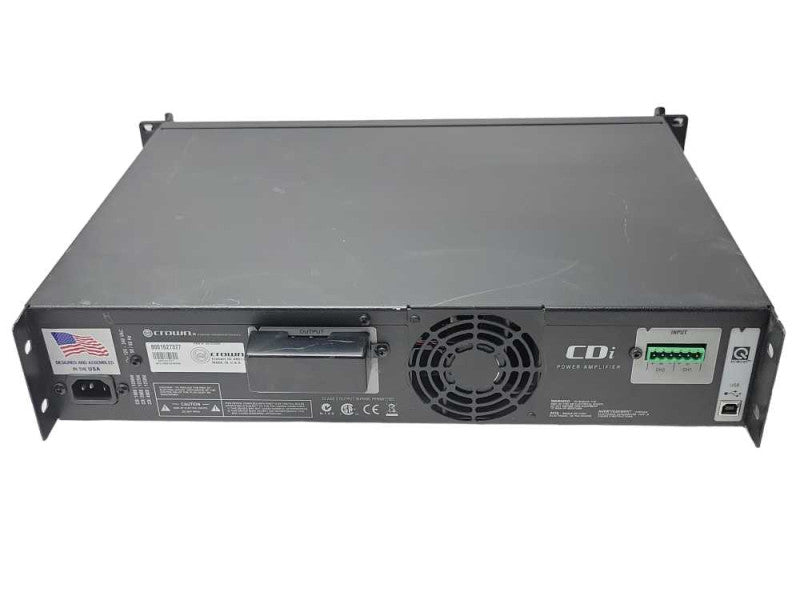 Crown CDi 2000 2-Channel 800W 70V Power Amplifier, READ _